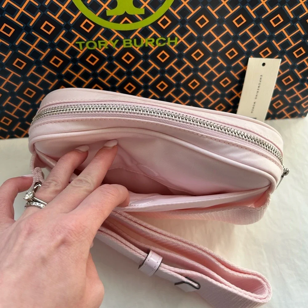 Tory Burch Virginia Belt Bag Pink Crossbody Bag